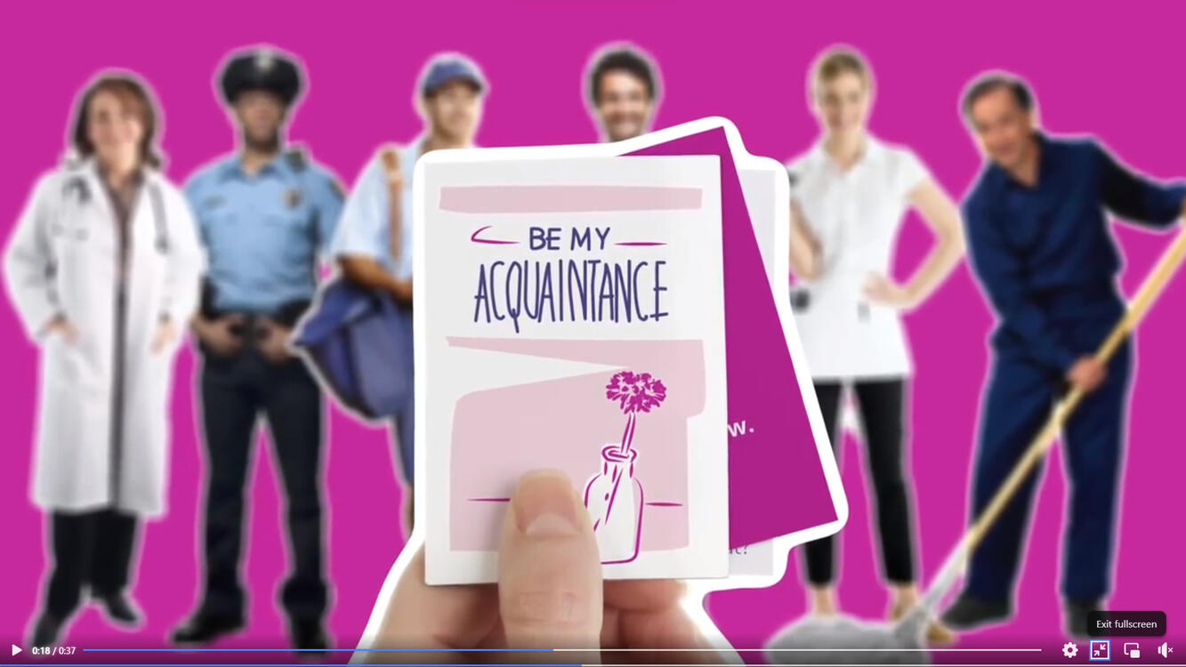 "Platonic Valentines" social video
